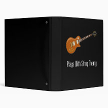 Plays With String Theory - Guitar Vinyl Binder