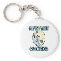 Plays with Swords Keychain