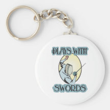Plays with Swords Keychain
