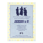 Playtime Fun Vintage Party Invitation -Potato Sack
