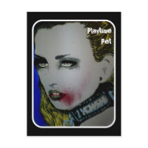 'Playtime Pet' Zombie Postcard