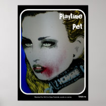 'Playtime Pet' Zombie Poster