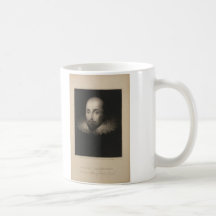 Playwright William Shakespeare by Cornelius Jansen Mugs