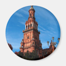 Plaza De Espana Fridge Magnet