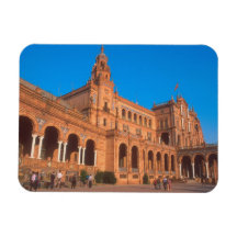 Plaza de Espana in Seville, Spain. Flexible Magnets