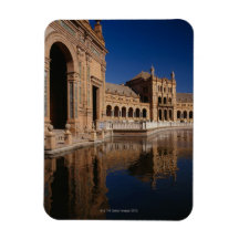 Plaza de Espana, Seville, Spain Flexible Magnets