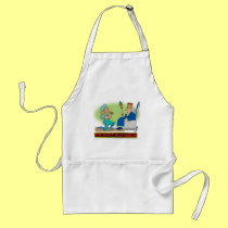 PLEA BARGAIN CARTOON aprons