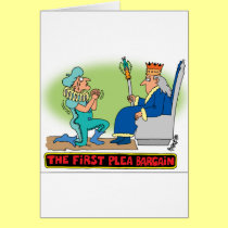 PLEA BARGAIN CARTOON cards