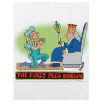 PLEA BARGAIN CARTOON flyers by lawyer_gifts PLEA BARGAIN CARTOON flyers