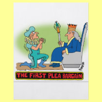 PLEA BARGAIN CARTOON flyers