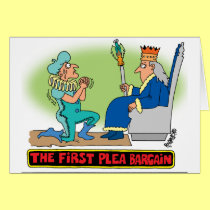 PLEA BARGAIN CARTOON cards