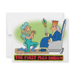 PLEA BARGAIN CARTOON ANNOUNCEMENTS