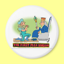 PLEA BARGAIN CARTOON magnets