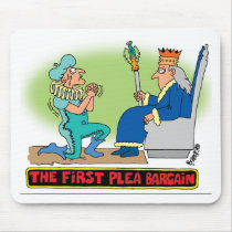 PLEA BARGAIN CARTOON mousepads