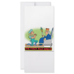PLEA BARGAIN CARTOON RACK CARD TEMPLATE