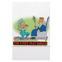 PLEA BARGAIN CARTOON stationery by lawyer_gifts PLEA BARGAIN CARTOON stationery
