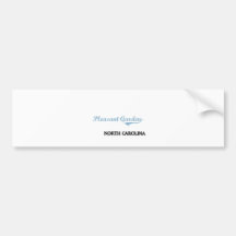 Pleasant Garden North Carolina City Classic Bumper Stickers