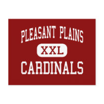 Pleasant Plains - Cardinals - Pleasant Plains postcards by customteamsportswear Pleasant Plains - Cardinals - Pleasant Plains postcards