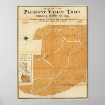 Pleasant Valley Tract, Oroville, California Print