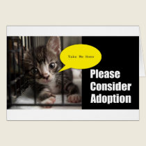 Please Adopt Me Card
