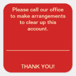 PLEASE CALL US Collections Sticker
