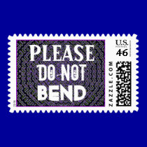 PLEASE DO NOT BEND postage by 3DMOONMAN PLEASE DO NOT BEND postage