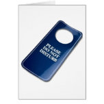 Please do not disturb cards