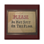 Please Do Not Spit On The Floor Refrigerator Magnets