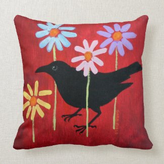Please don't Eat the Dasies Pillow mojo_throwpillow