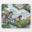 Please don't feed the birds mousepad mousepad