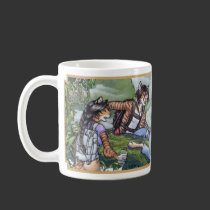 Please don't feed the birds mug mugs