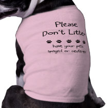 Please Dont Litter pet clothing by ppprincess1 Please Dont Litter pet clothing