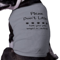 Please Dont Litter pet clothing by ppprincess1 Please Dont Litter pet clothing