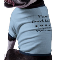 Please Dont Litter pet clothing by ppprincess1 Please Dont Litter pet clothing