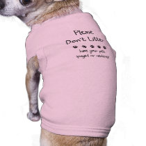 Please Dont Litter pet clothing by ppprincess1 Please Dont Litter pet clothing