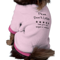 Please Don't Litterl pet clothing by ppprincess1 Please Don't Litterl pet clothing