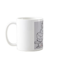 Please Don't Sit On The Tables Coffee Mug