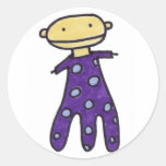 Please Feed Me Your Lunch Round Sticker