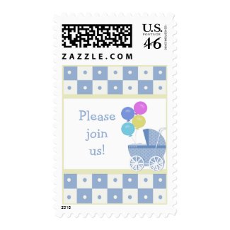 Please Join Us Baby Shower Postage Stamps stamp