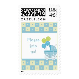Please Join Us Baby Shower Postage Stamps stamp
