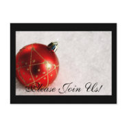 Please Join Us! Invitation Postcard Christmas postcard