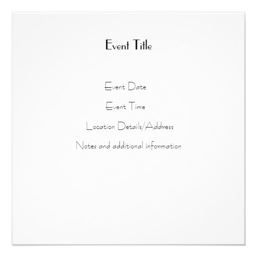 Please Join Us Personalized Invitations