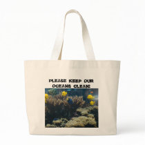 PLEASE KEEP OUR OCEANS CLEAN! - bag by Horseshoes3 PLEASE KEEP OUR OCEANS CLEAN! - bag