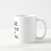Please practice gun control, gifts coffee mugs