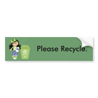Please Recycle bumpersticker