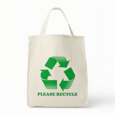 PLEASE RECYCLE HANDBAG. GO GREEN! by NETFilmMusic