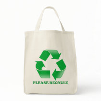 PLEASE RECYCLE HANDBAG. GO GREEN!