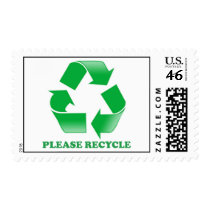 Please Recycle, Recycling Postage Stamps