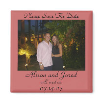 Please Save the Date magnets