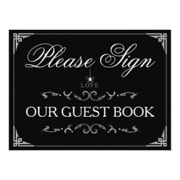 Please Sign Guestbook Halloween Spider Love Sign 6.5x8.75 Paper Invitation Card by juliea2010 at Zazzle